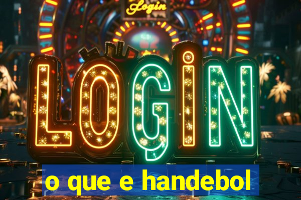 o que e handebol